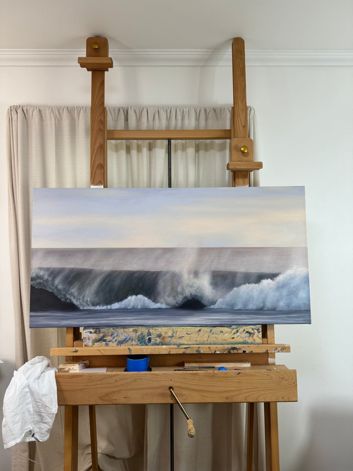 "Evening Rush" 24 x 48 in. Original Painting