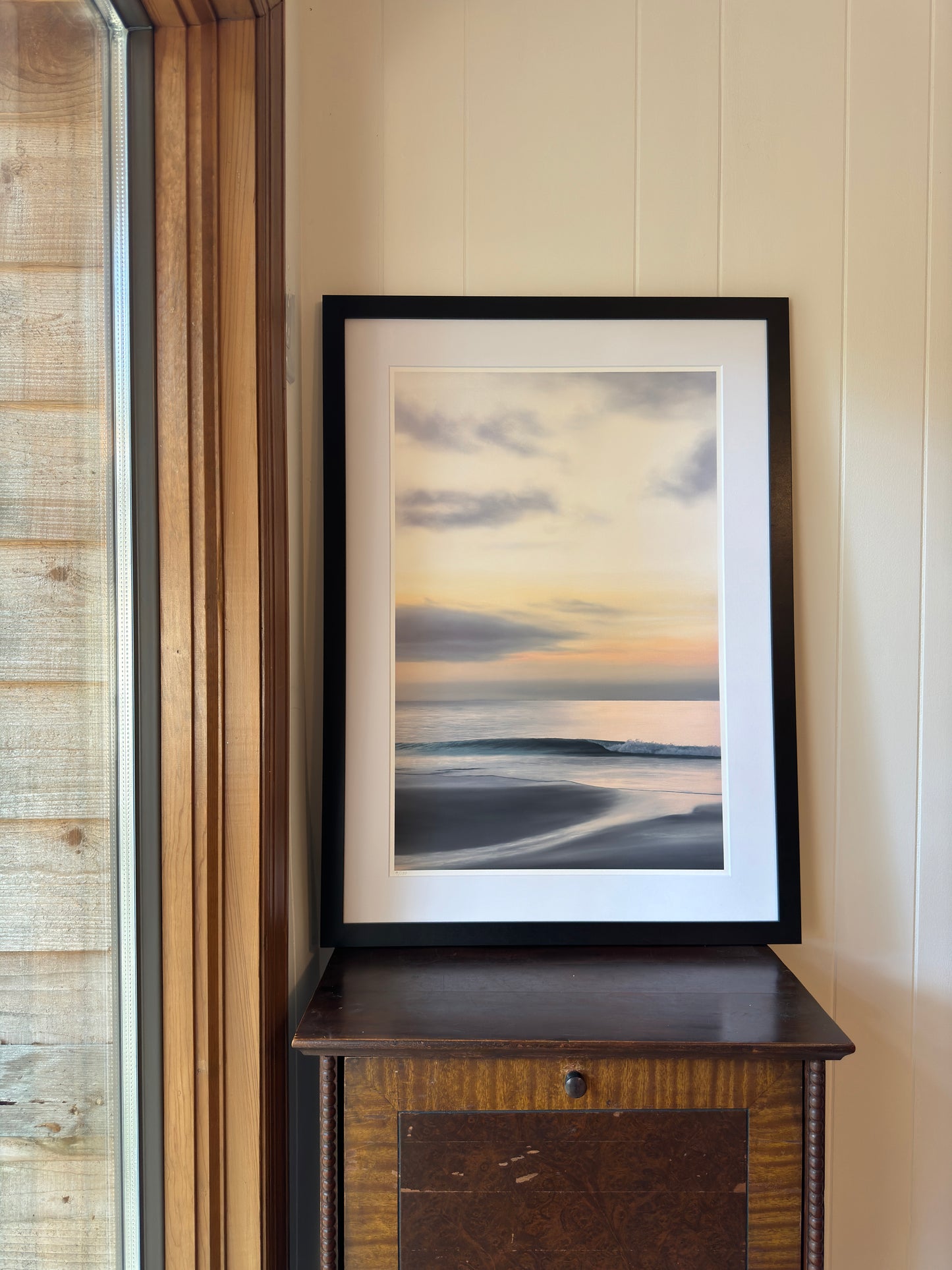 an oil painting of a sunrise on the outer banks of North Carolina made into a limited edition print