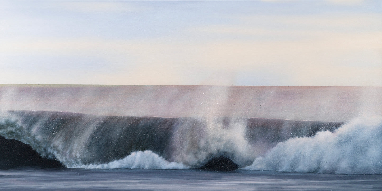 "Evening Rush" 24 x 48 in. Original Painting