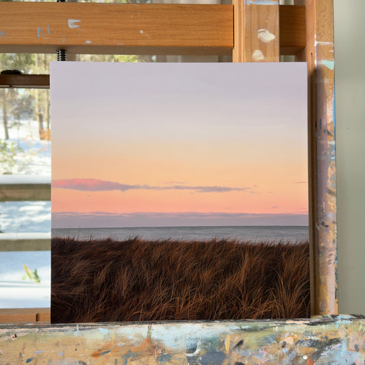 "Dune Walk" 16 x 16 in. Framed Original Painting