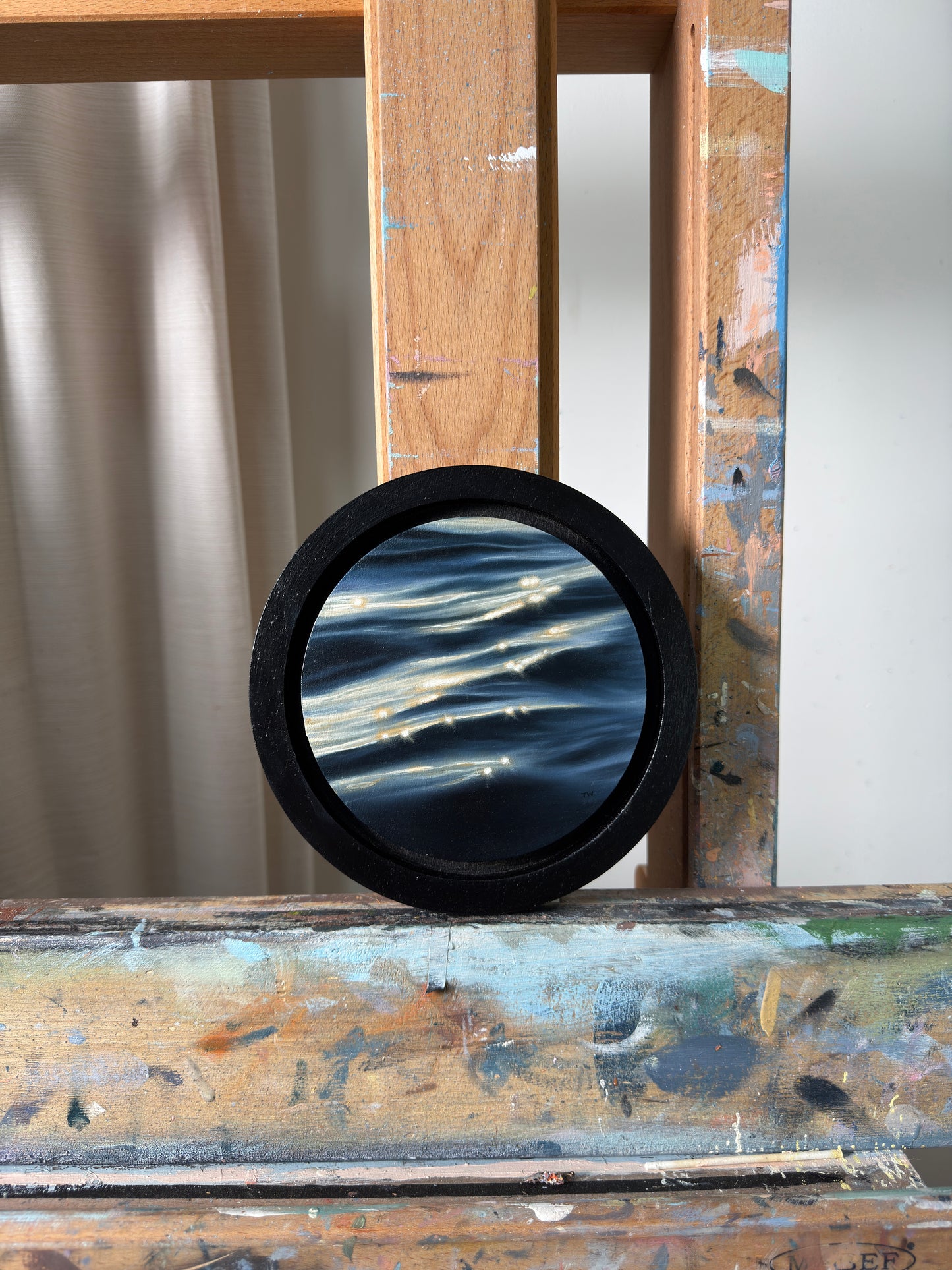 "Sway" 5 x 5 in. Framed Original Painting