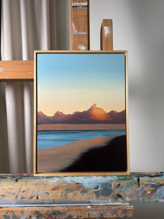 "Clouds on the Horizon" 12 x 16 in. Framed Original Painting