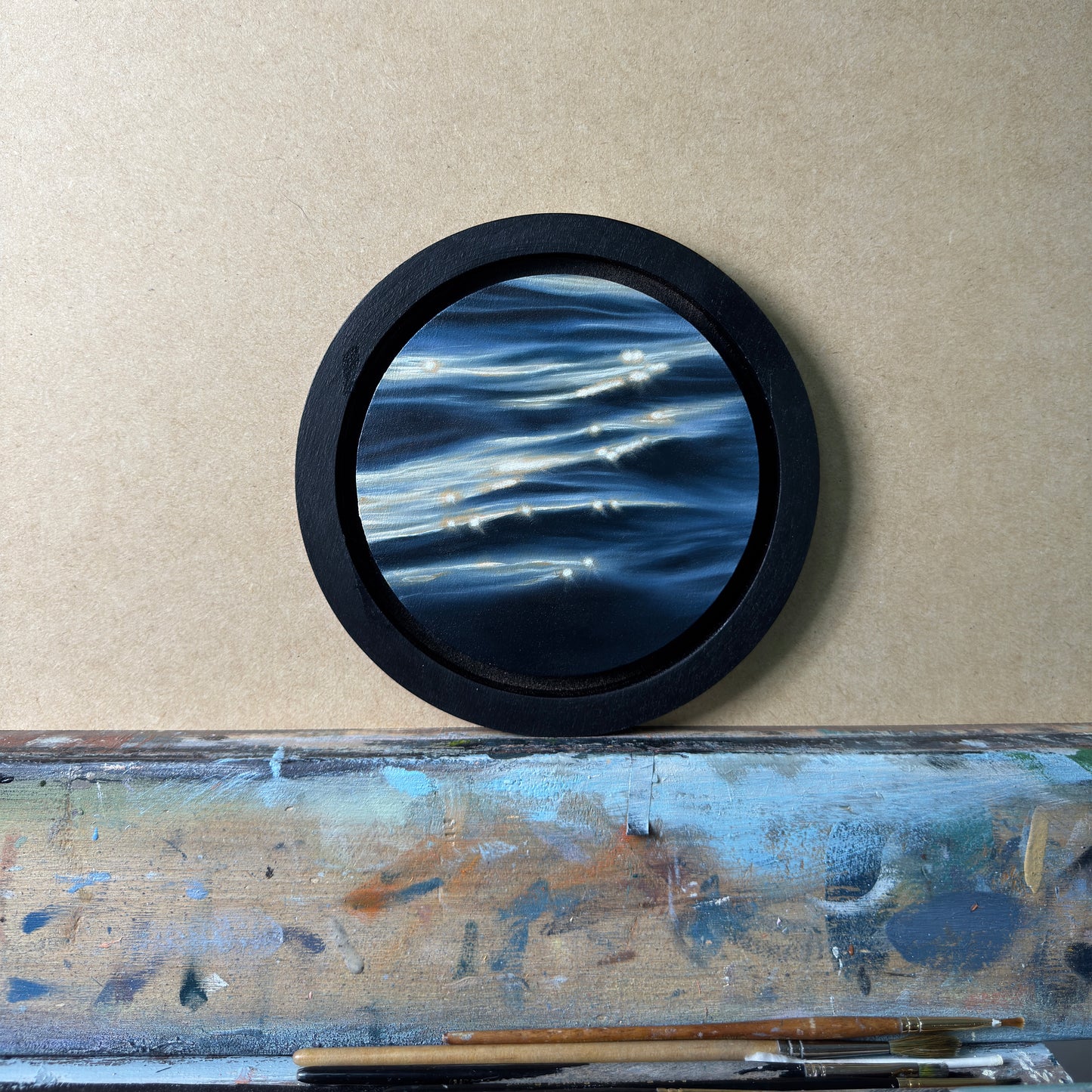 "Sway" 5 x 5 in. Framed Original Painting