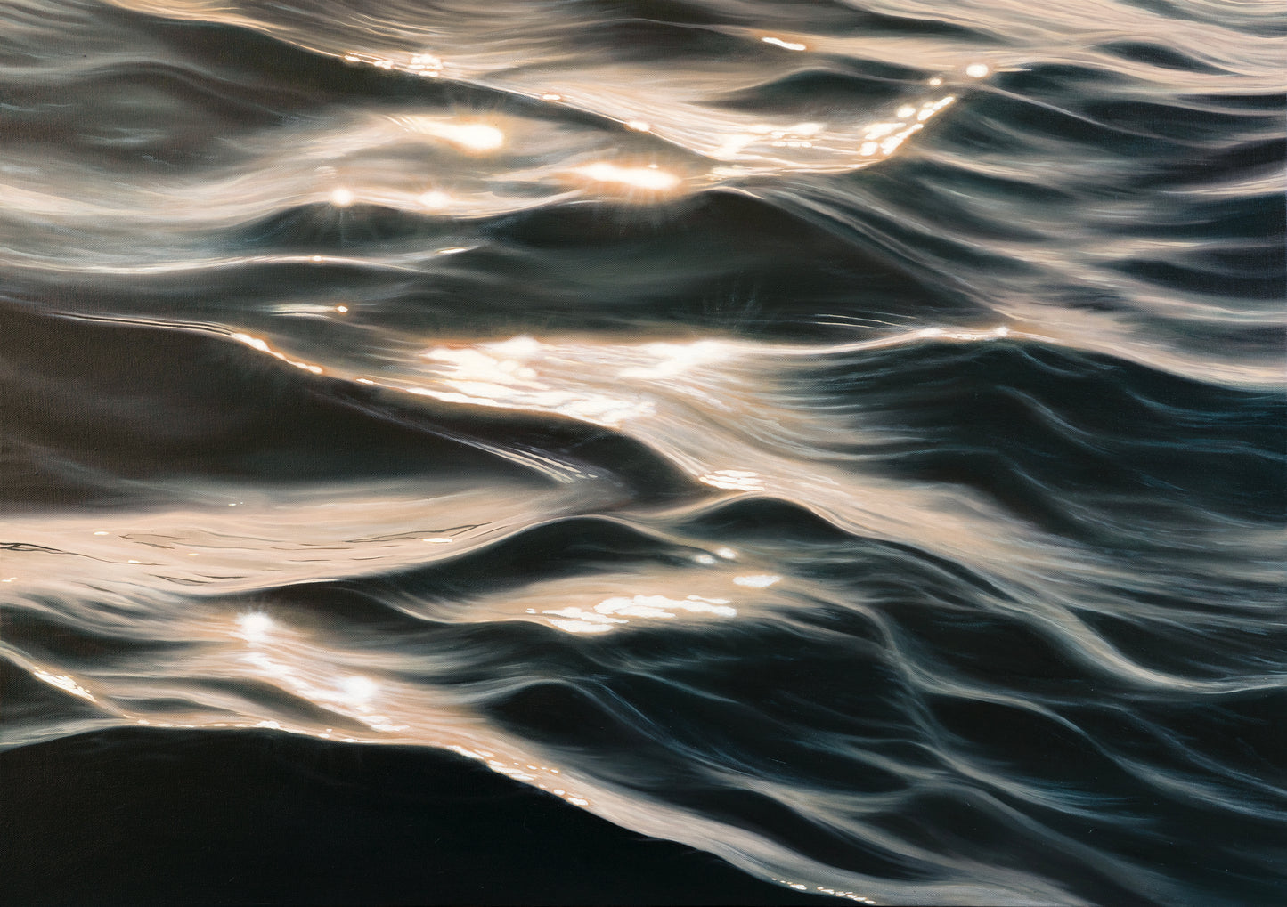 realistic ocean oil painting by Taylor Williams