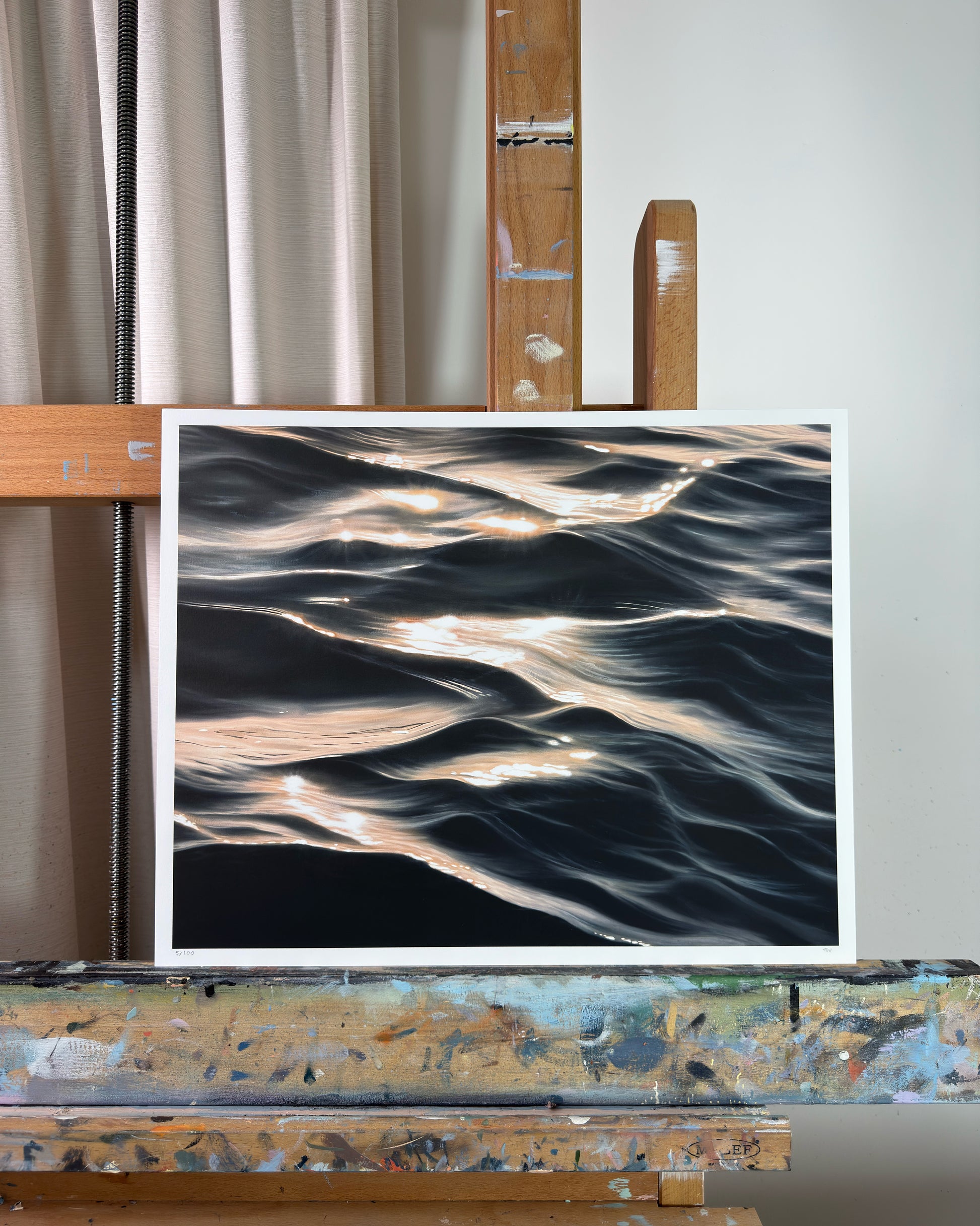 realistic ocean oil painting by Taylor Williams