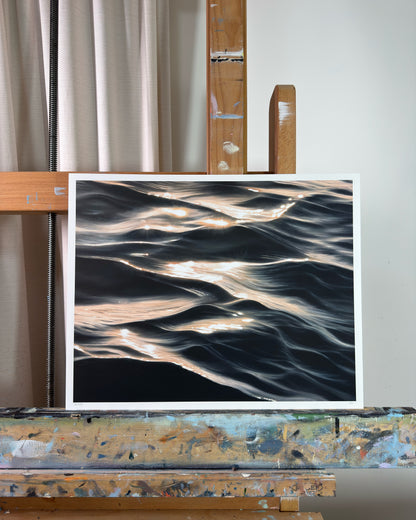 realistic ocean oil painting by Taylor Williams
