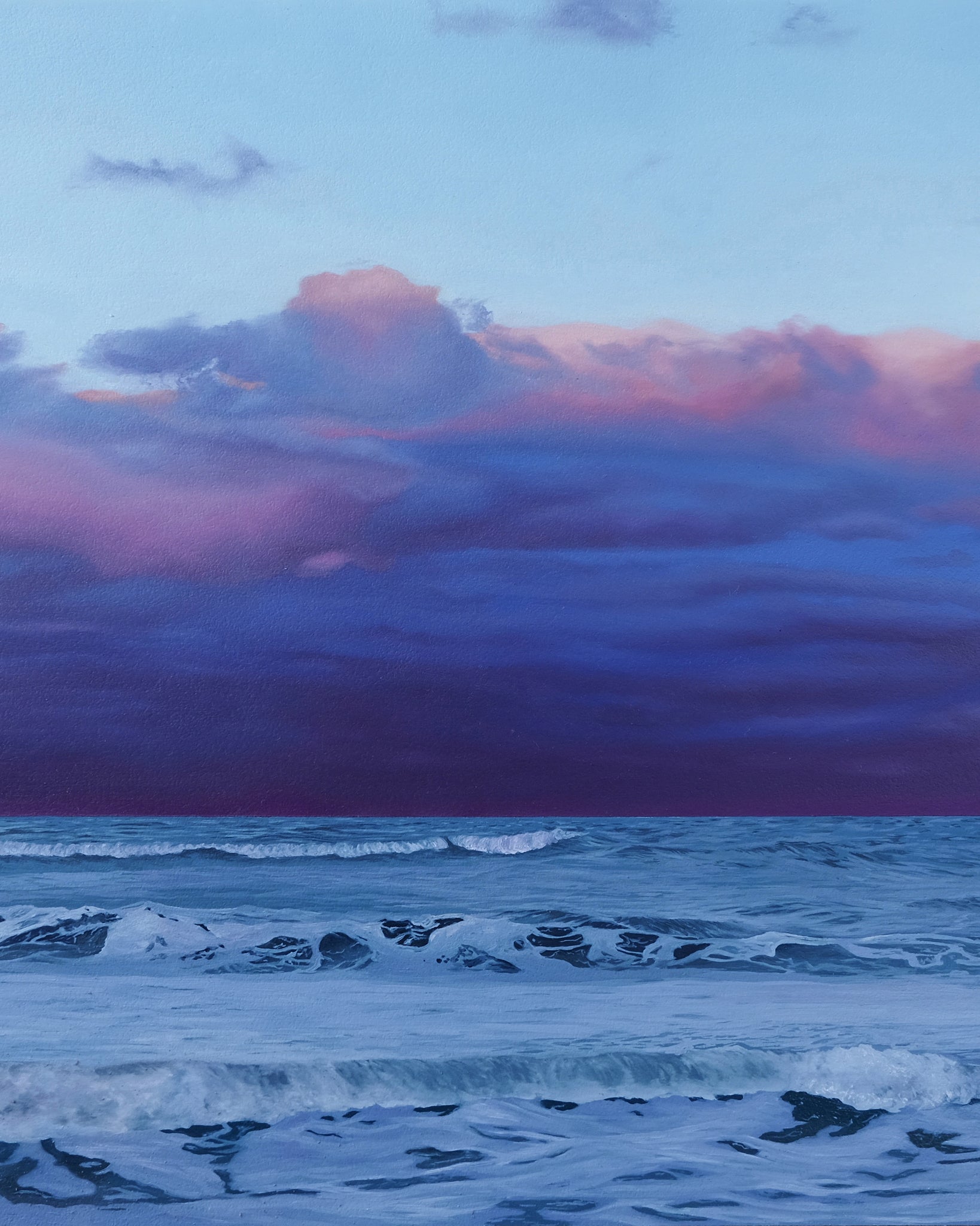 Purple Seascape Print